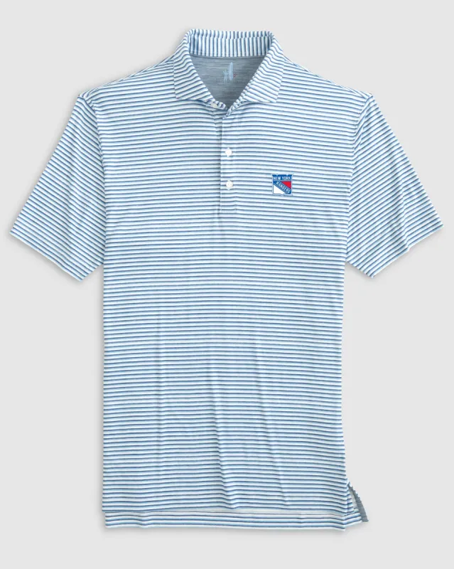 New York Rangers Warwick Featherweight Performance Polo sold by Johnnie-O