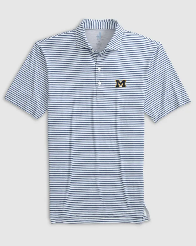 Michigan Warwick Featherweight Performance Polo sold by Johnnie-O