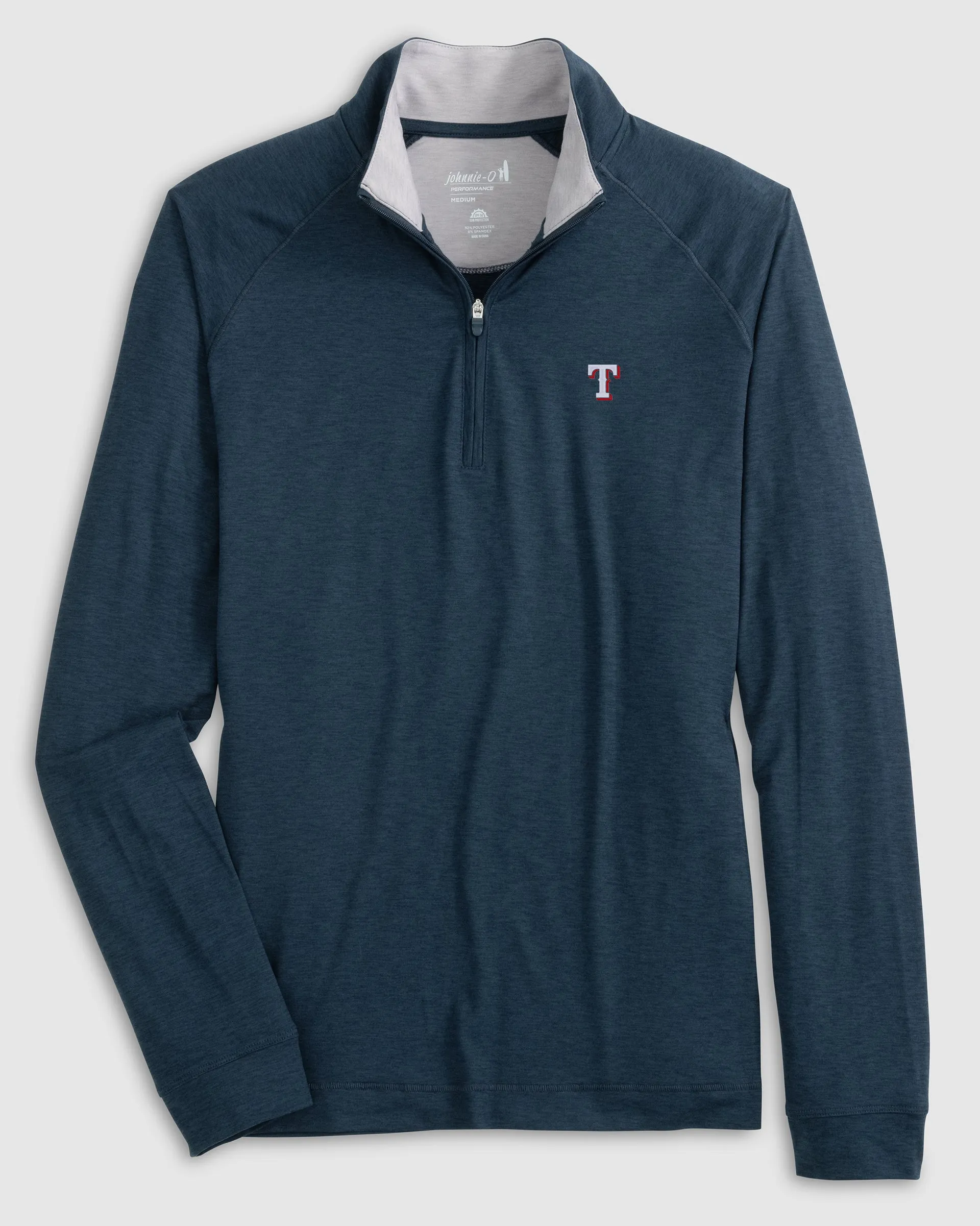 Women's Texas Rangers Freeborne Performance 1/4 Zip sold by Johnnie-O