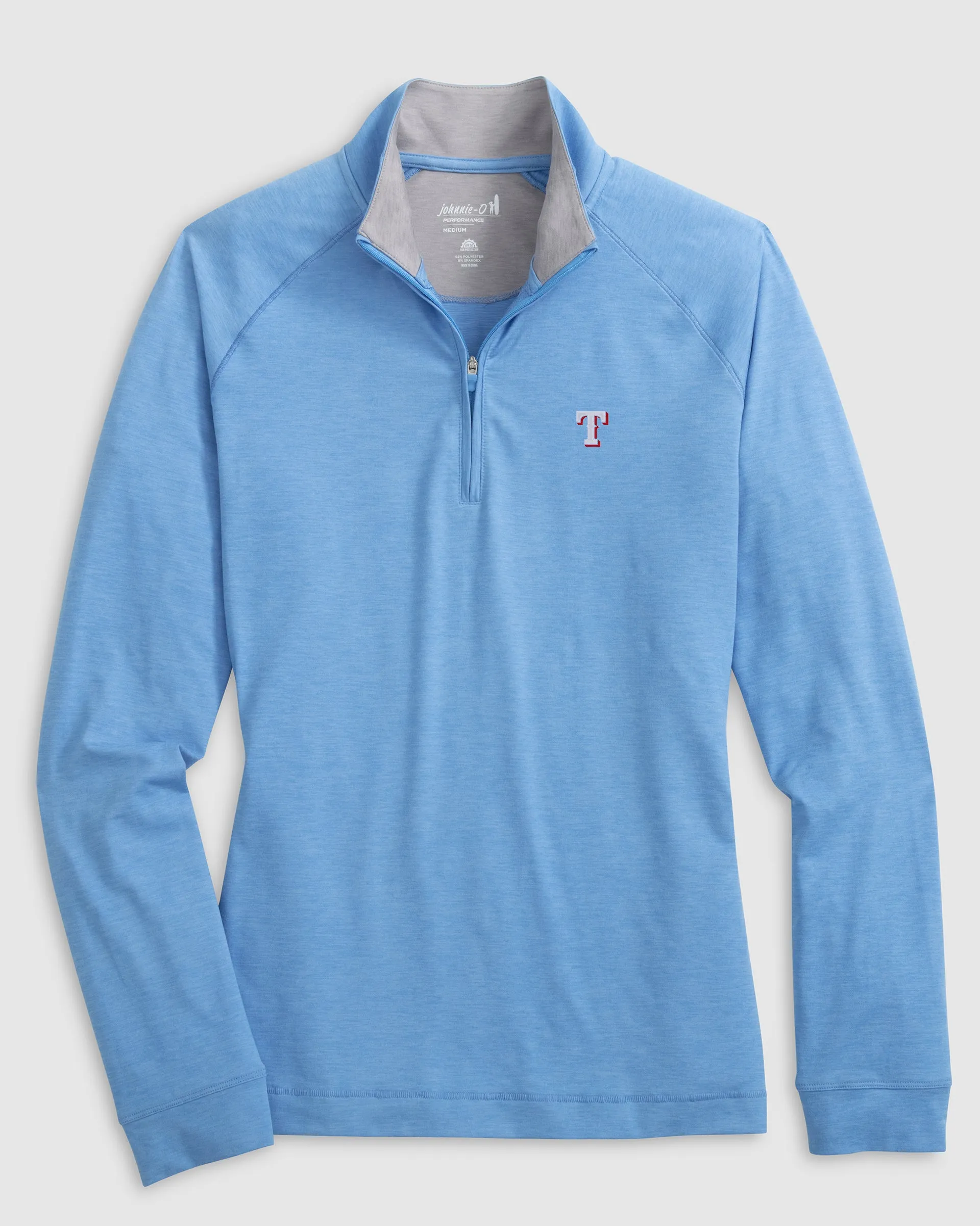 Women's Texas Rangers Freeborne Performance 1/4 Zip sold by Johnnie-O product image thumbnail 3