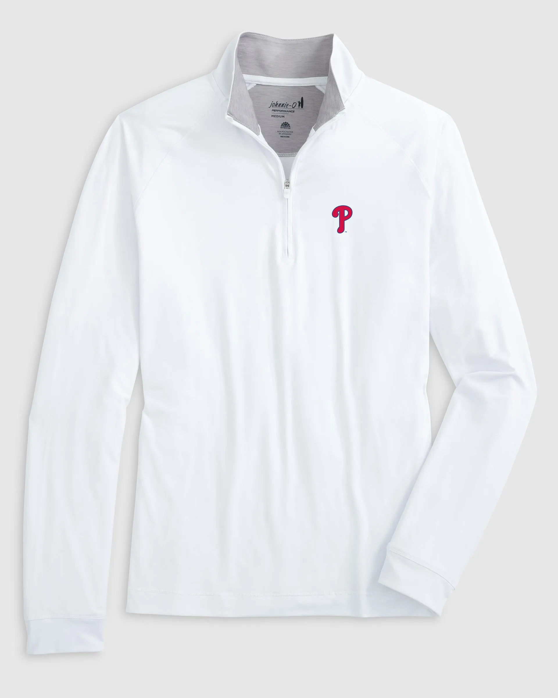Women's Philadelphia Phillies Freeborne Performance 1/4 Zip sold by Johnnie-O product image thumbnail 4