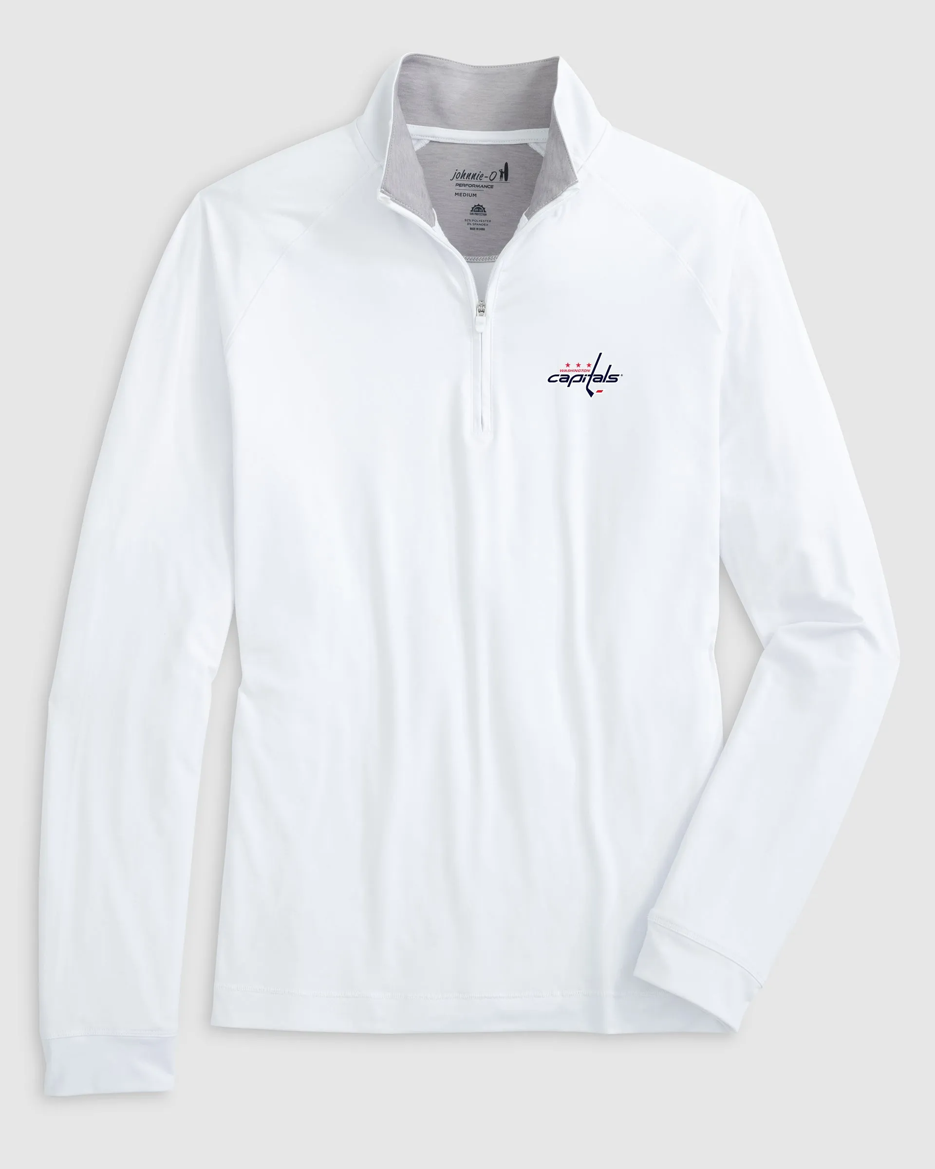 Women's Washington Capitals Freeborne Performance 1/4 Zip sold by Johnnie-O product image thumbnail 4