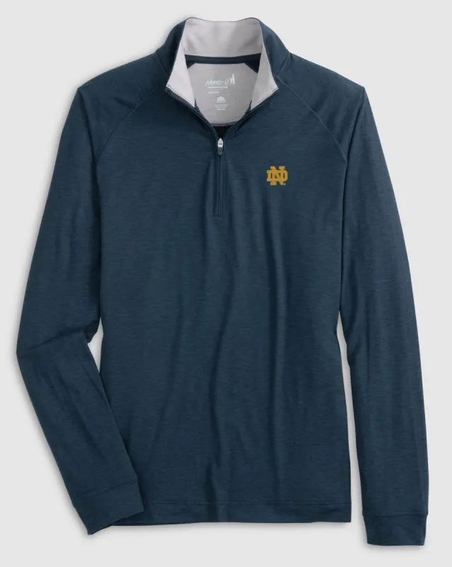 Women's Notre Dame Freeborne Performance 1/4 Zip sold by Johnnie-O