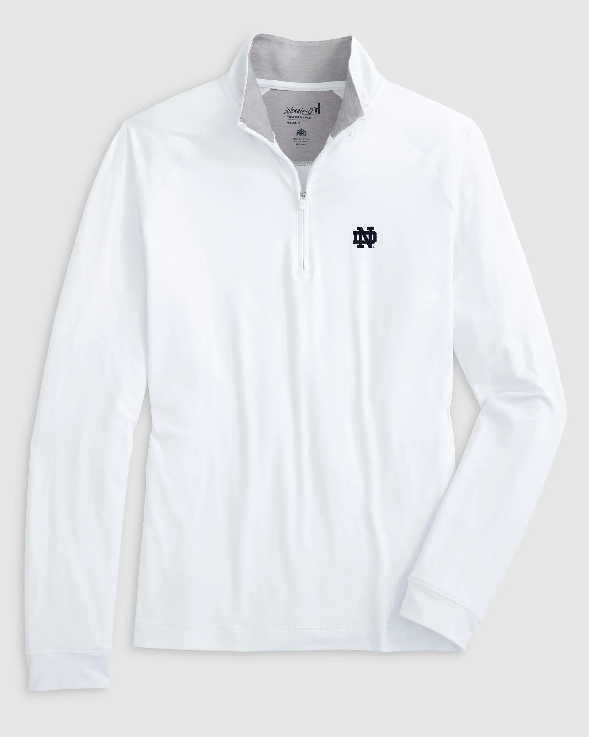 Women's Notre Dame Freeborne Performance 1/4 Zip sold by Johnnie-O product image thumbnail 4