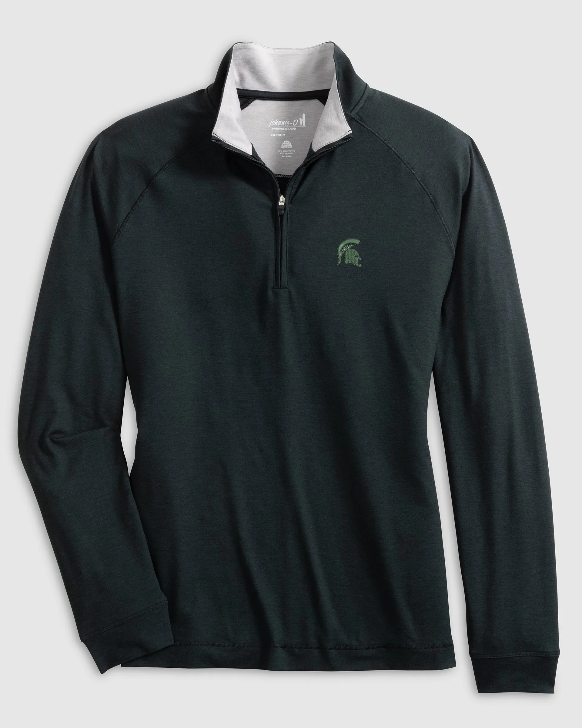 Women's Michigan State Freeborne Performance 1/4 Zip sold by Johnnie-O