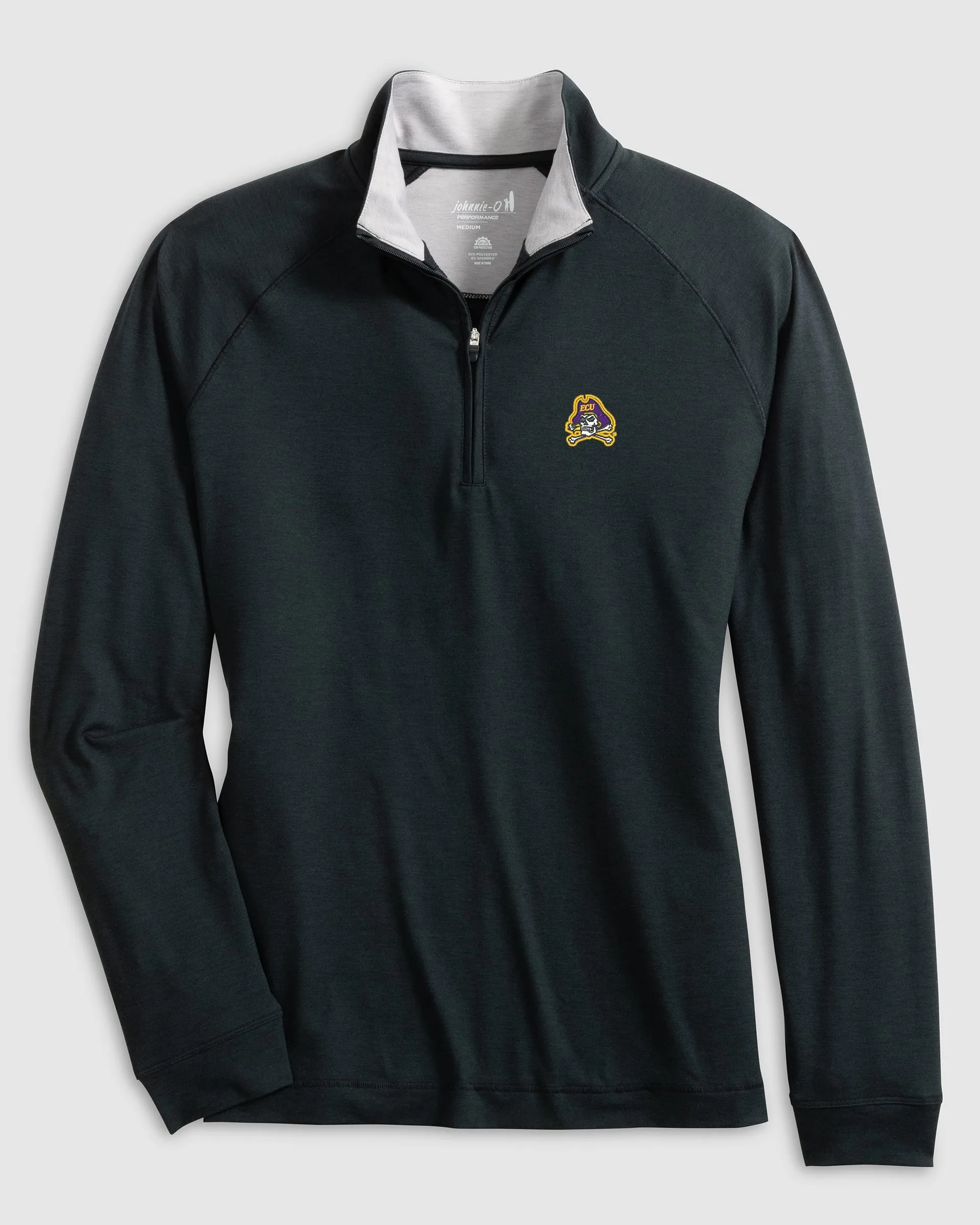 Women's East Carolina Freeborne Performance 1/4 Zip sold by Johnnie-O
