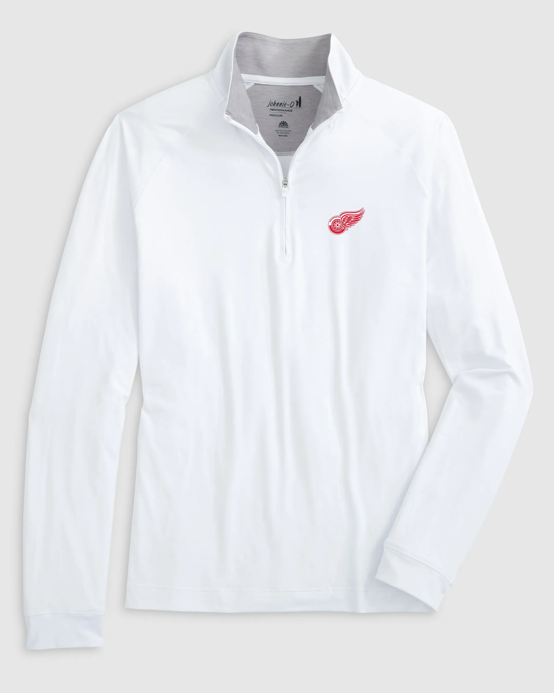 Women's Detroit Redwings Freeborne Performance 1/4 Zip sold by Johnnie-O product image thumbnail 3