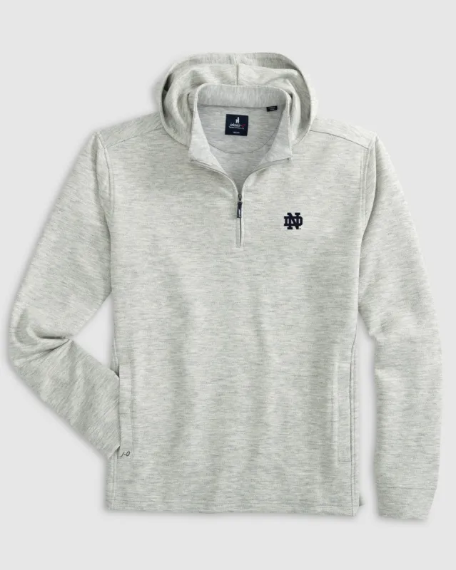 Notre Dame Maxton 1/4-Zip Hoodie sold by Johnnie-O