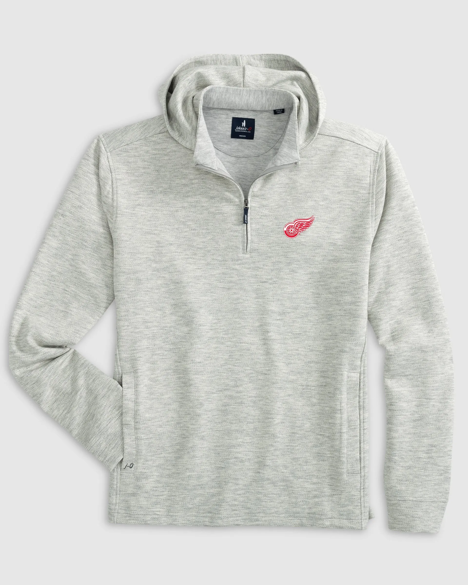 Detroit Redwings Maxton 1/4-Zip Hoodie sold by Johnnie-O