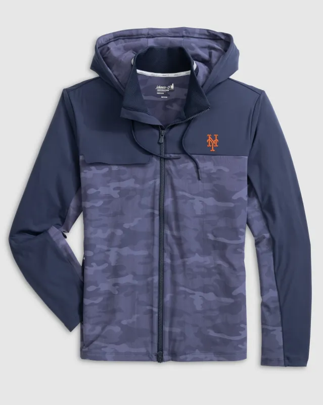 New York Mets Callahan Camo Hooded Performance Jacket sold by Johnnie-O