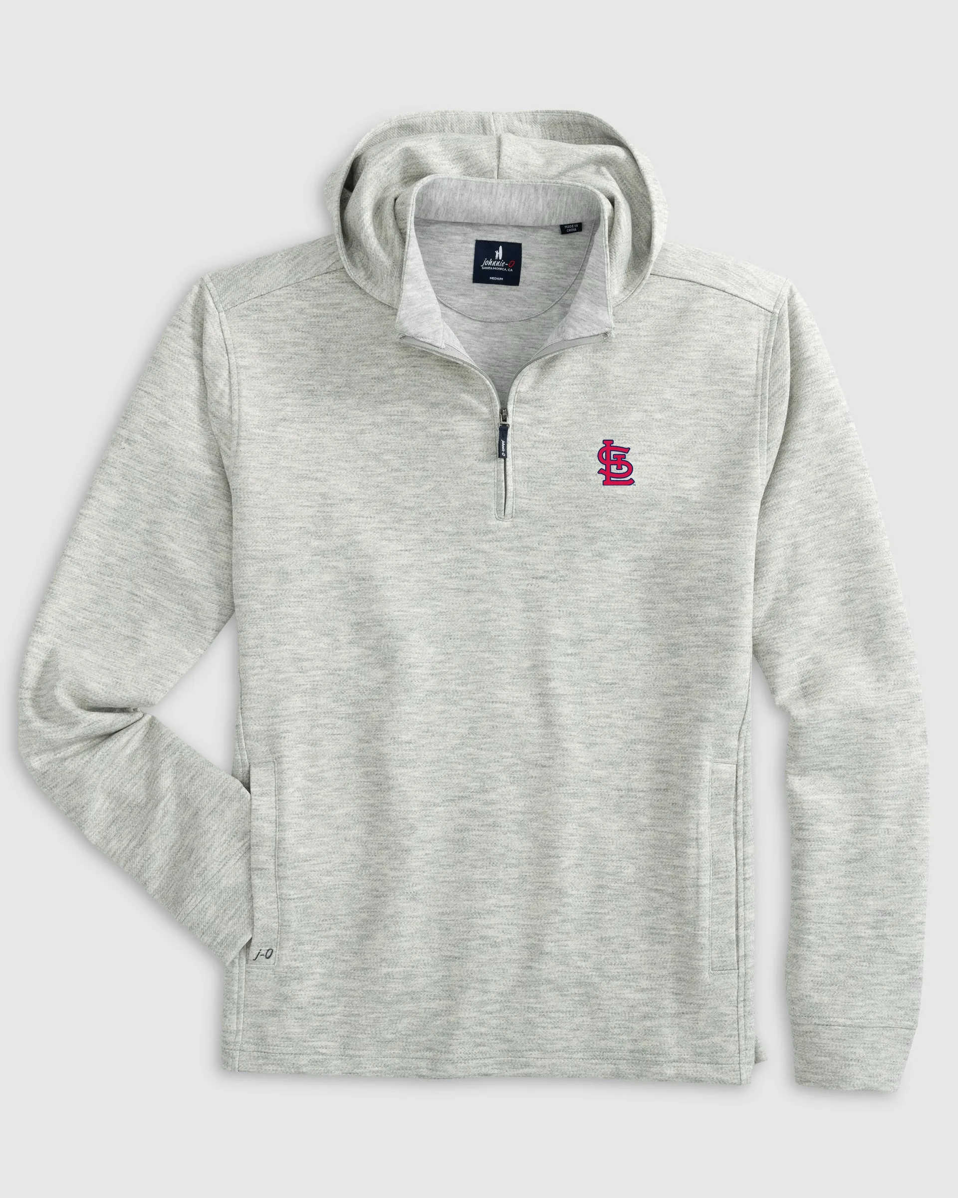 St Louis Cardinals Maxton 1/4-Zip Hoodie sold by Johnnie-O