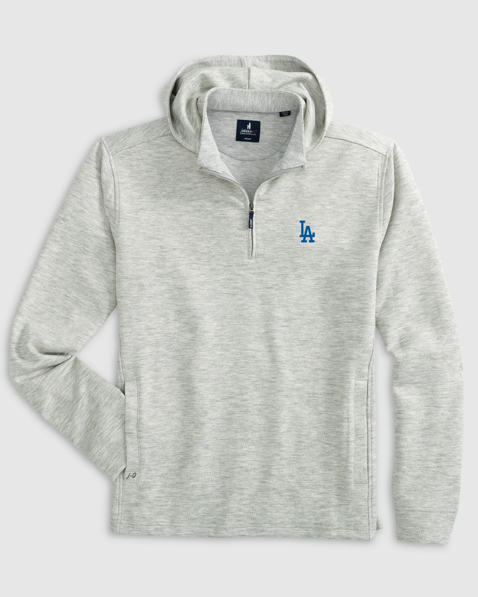 Los Angeles Dodgers Maxton 1/4-Zip Hoodie sold by Johnnie-O