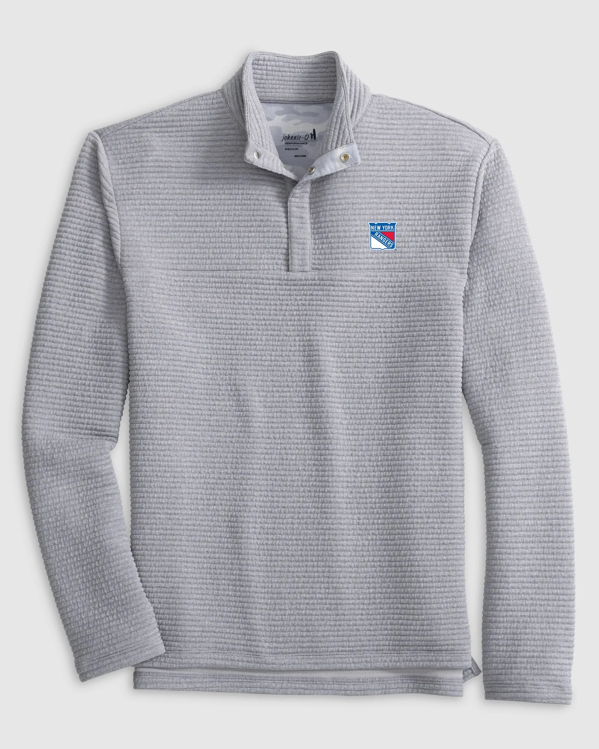 New York Rangers Benjy Snap 1/4-Zip Pullover sold by Johnnie-O product image thumbnail 2