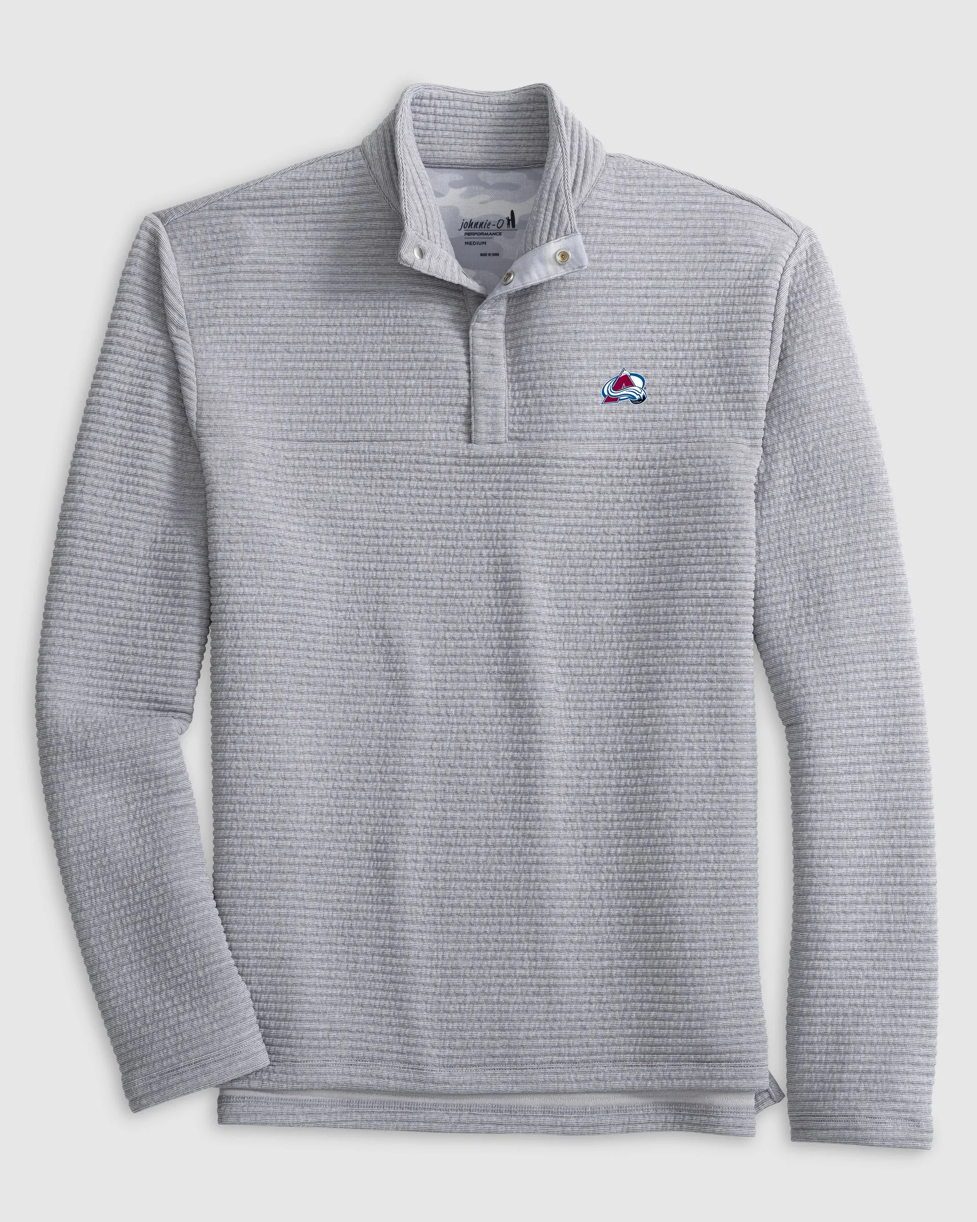 Colorado Avalanche Benjy Snap 1/4-Zip Pullover sold by Johnnie-O product image thumbnail 2