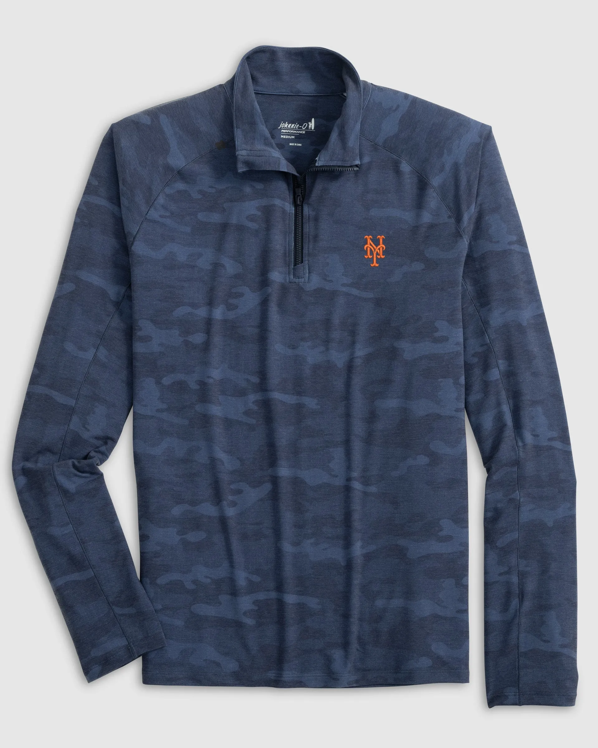 New York Mets Patton Performance Camo 1/4-Zip Pullover sold by Johnnie-O product image thumbnail 2