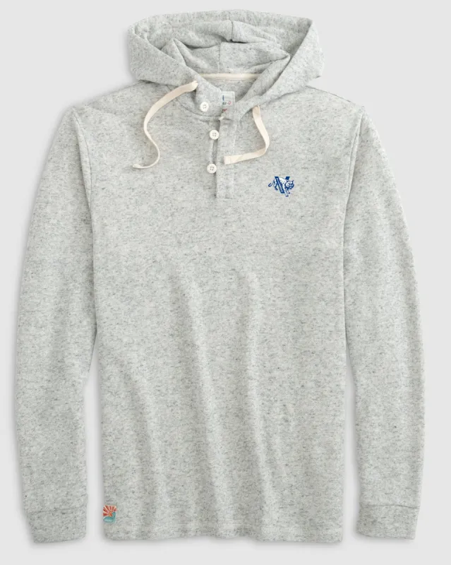 Villanova Kampton Henley Hoodie Pullover - Vault Logo sold by Johnnie-O