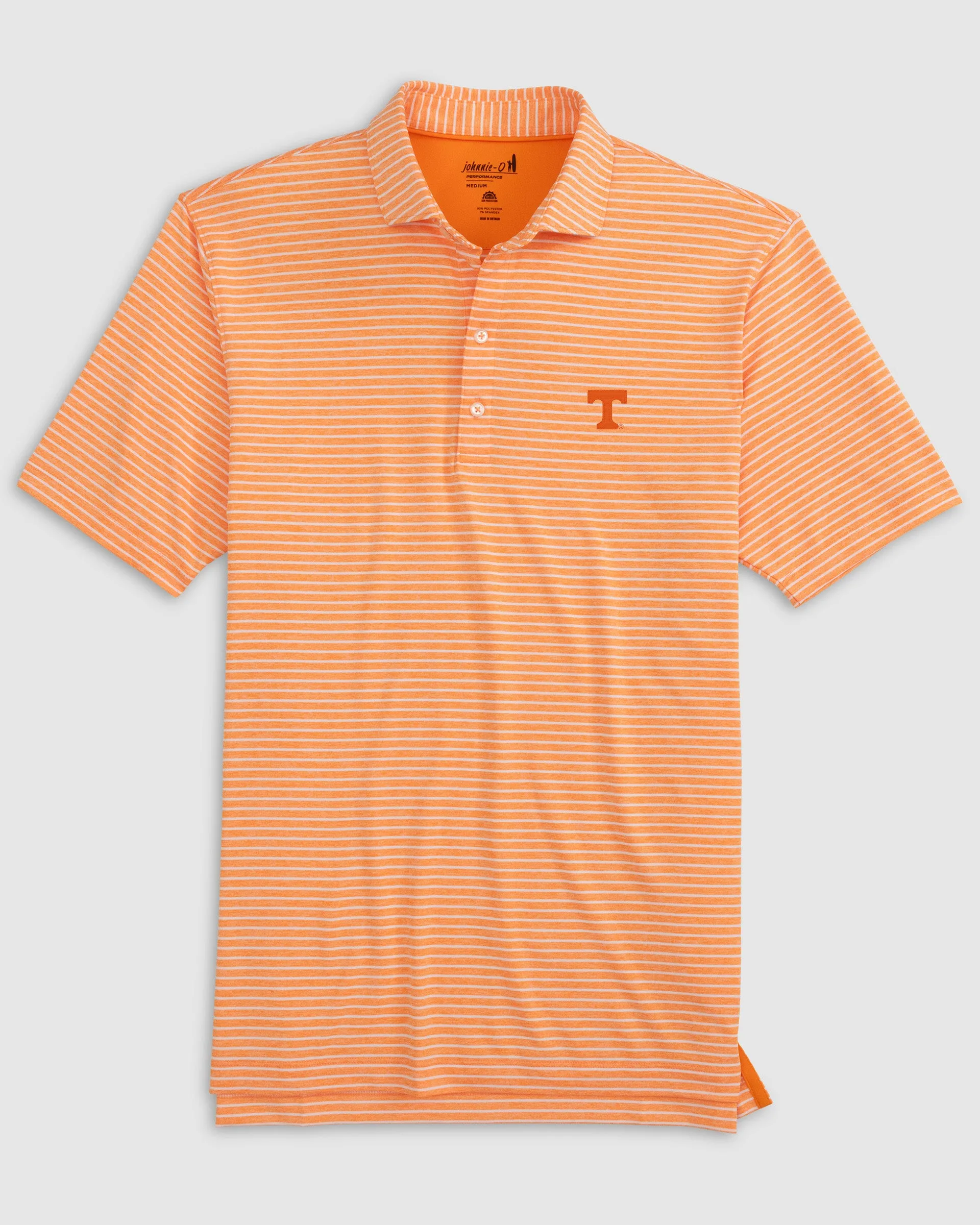 Tennessee Clipper Striped Jersey Performance Polo sold by Johnnie-O