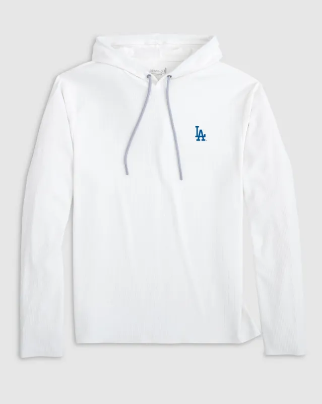 Los Angeles Dodgers Hoppin Performance Drawstring Hoodie sold by Johnnie-O