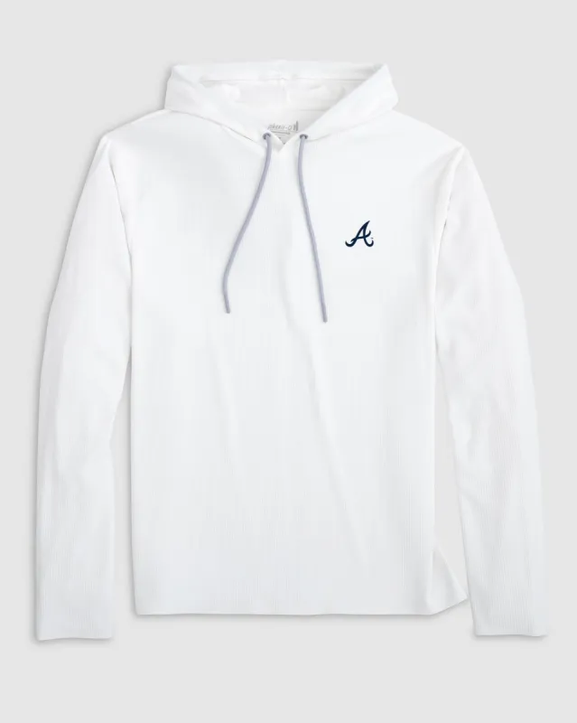 Atlanta Braves Hoppin Performance Drawstring Hoodie sold by Johnnie-O