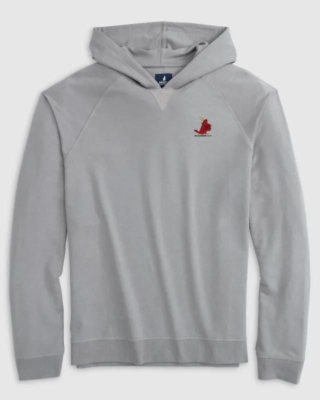 St. Louis Cardinals Amos French Terry Hoodie Sweatshirt - Cooperstown Logo sold by Johnnie-O