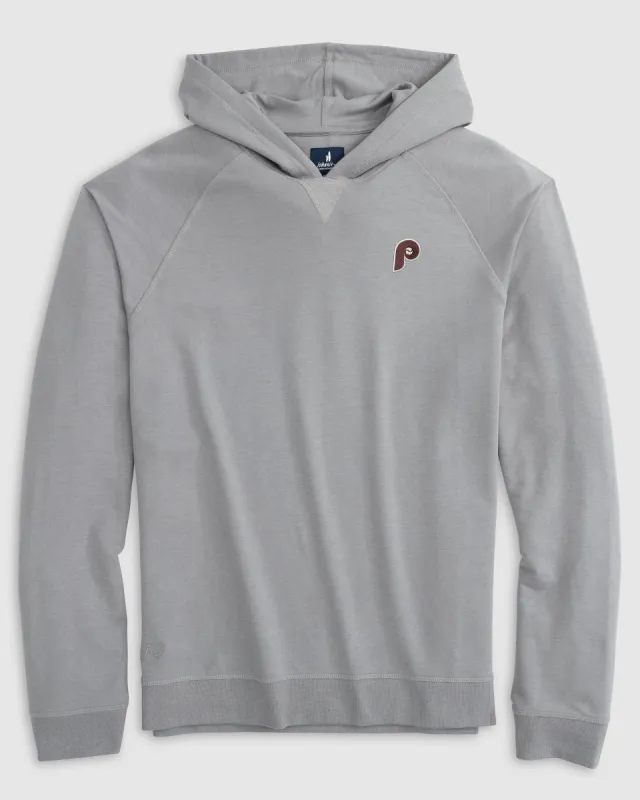 Philadelphia Phillies Amos French Terry Hoodie Sweatshirt - Cooperstown Logo sold by Johnnie-O