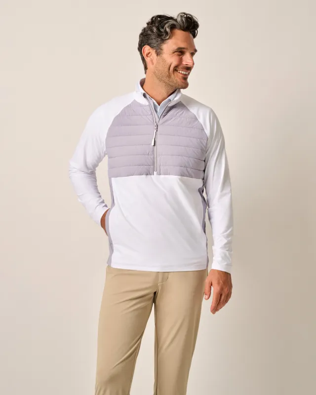 Salter Mixed Media 1/4 Zip Pullover sold by Johnnie-O