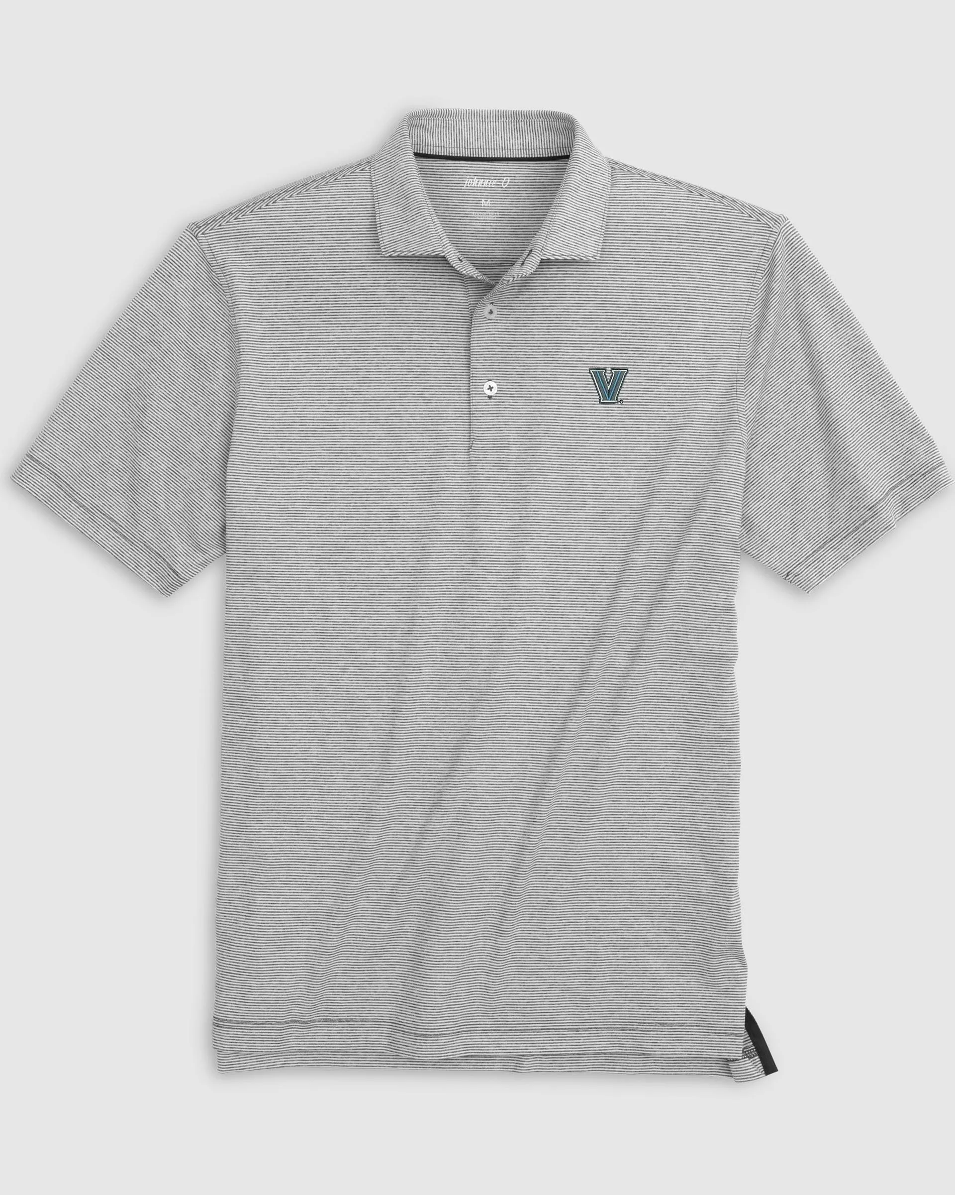 Villanova Lyndonn Striped Jersey Performance Polo sold by Johnnie-O