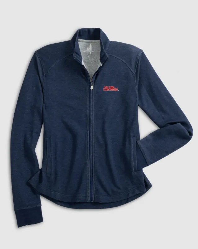 Women's Ole Miss Tomi Full Zip Jacket sold by Johnnie-O