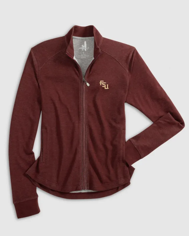 Women's Florida State Tomi Full Zip Jacket - Stacked Logo sold by Johnnie-O