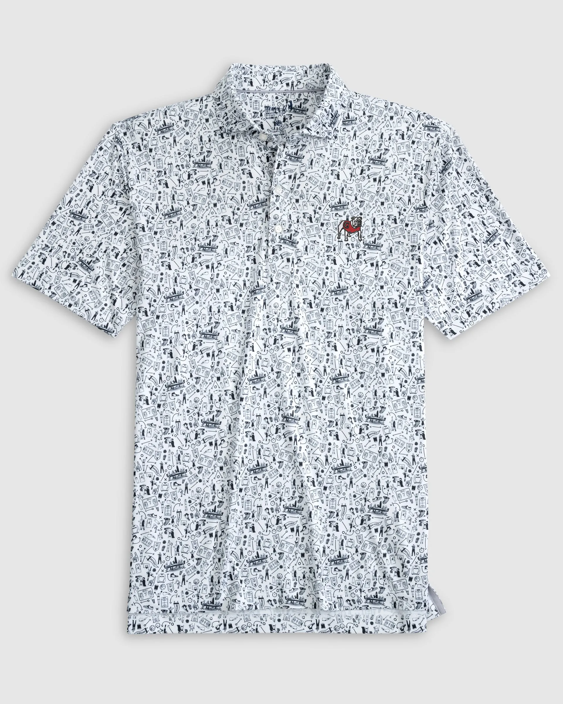 Georgia Hoop There It Is Performance Jersey Polo sold by Johnnie-O product image thumbnail 2