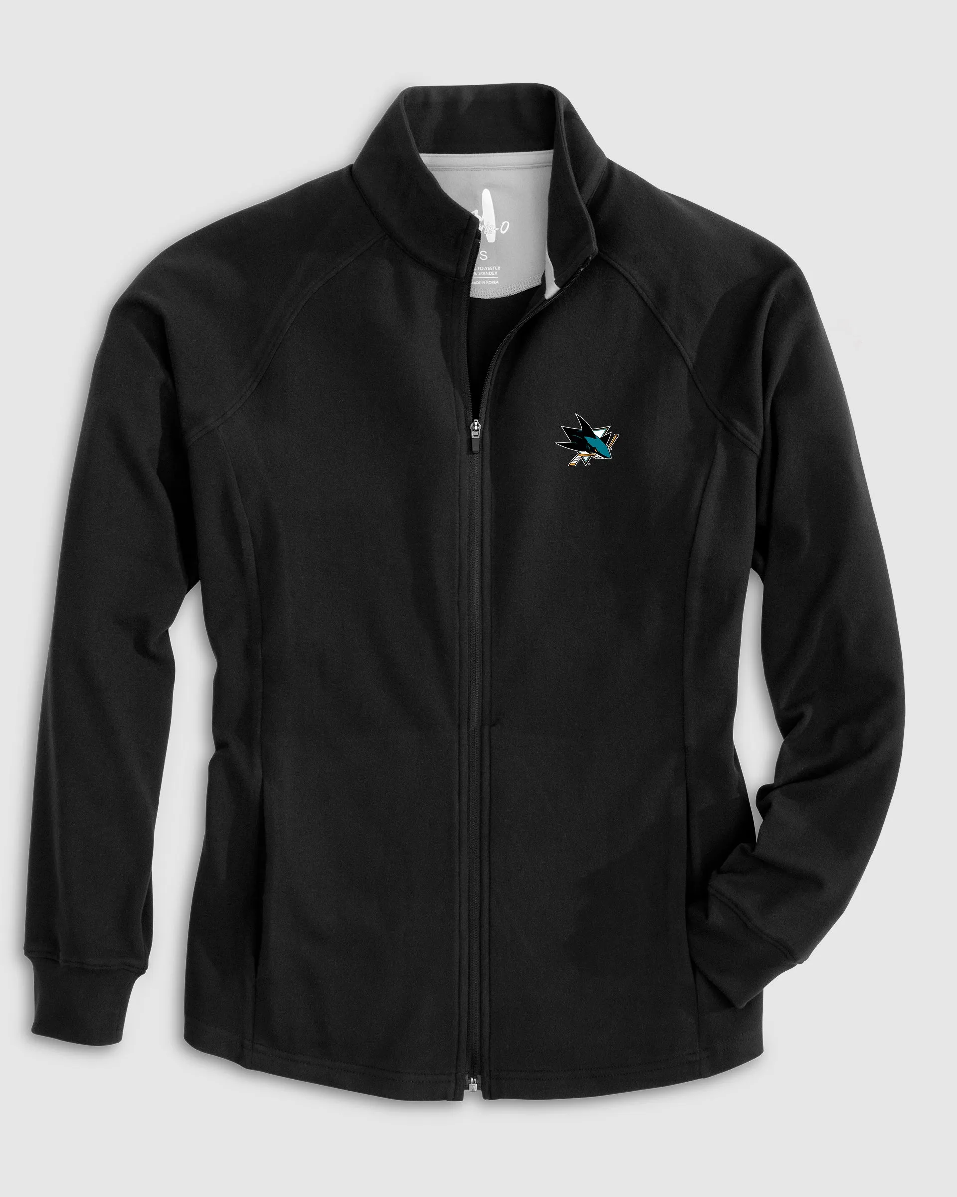 Women's San Jose Sharks Blakey Full Zip Fleece Jacket sold by Johnnie-O