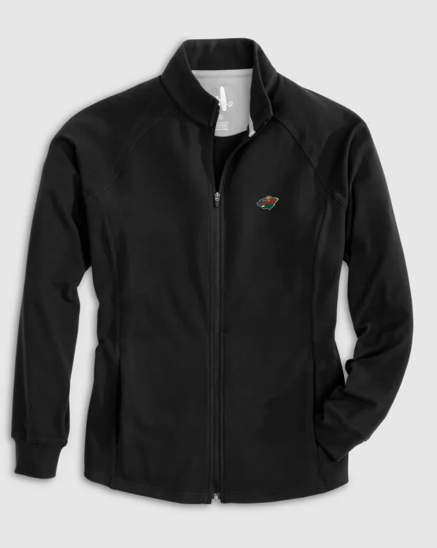 Women's Minnisota Wild Blakey Full Zip Fleece Jacket sold by Johnnie-O