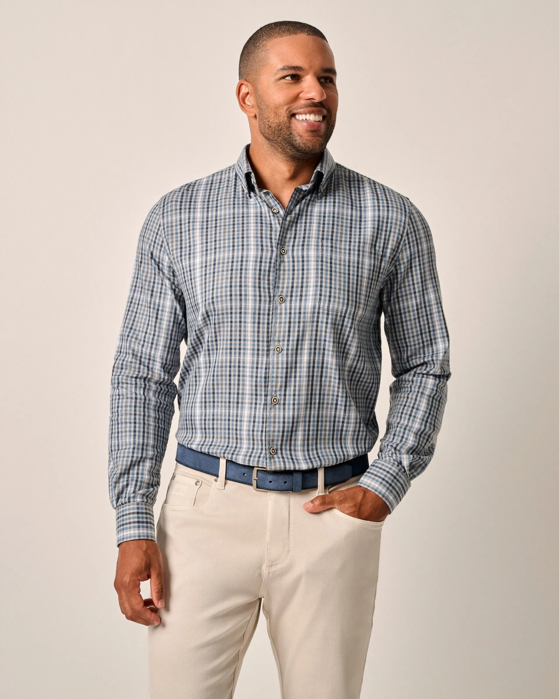 Tucked Performance Button Up Shirt - Matthew sold by Johnnie-O