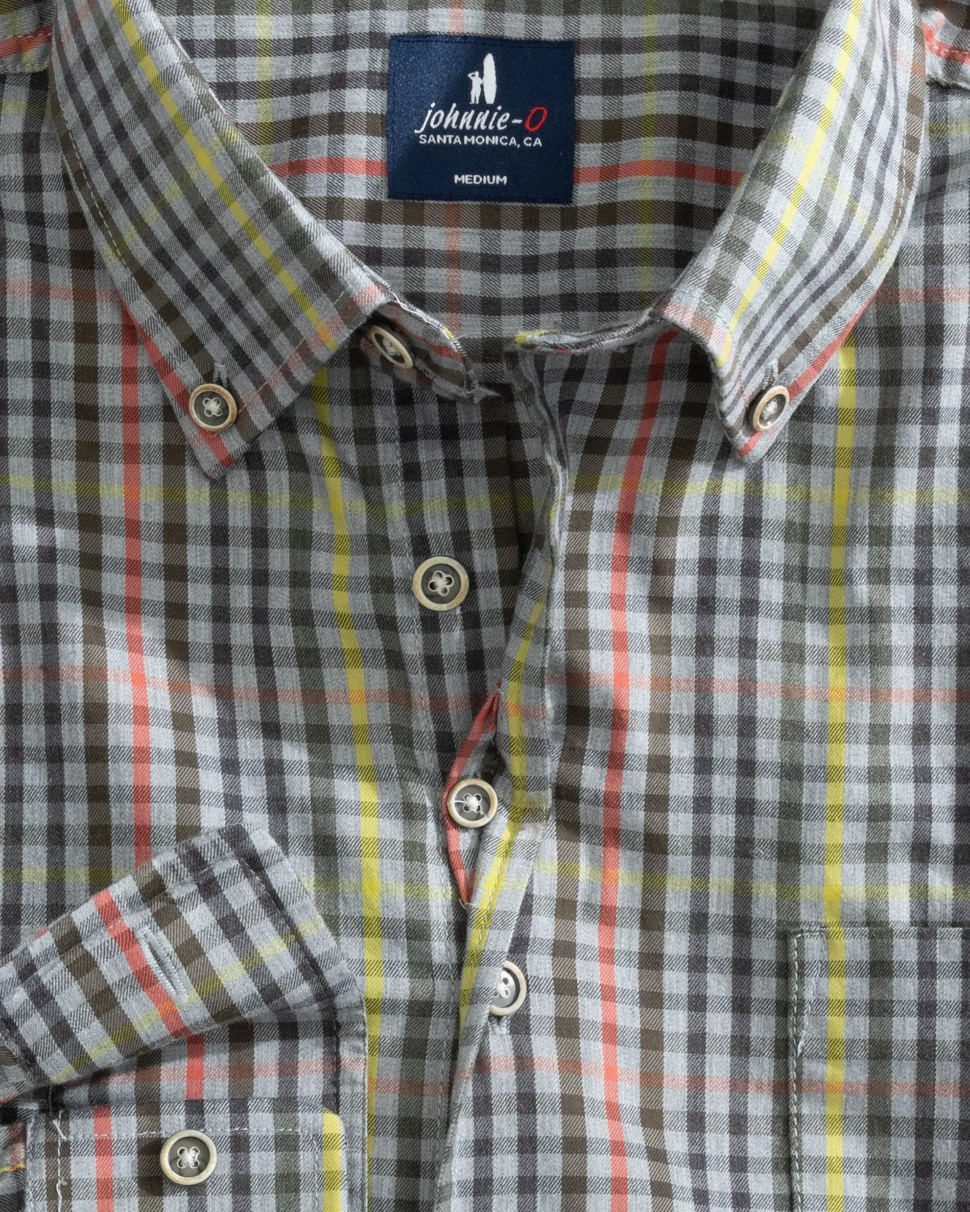 Tucked Cotton Blend Button Up Shirt - Gunner sold by Johnnie-O product image thumbnail 4
