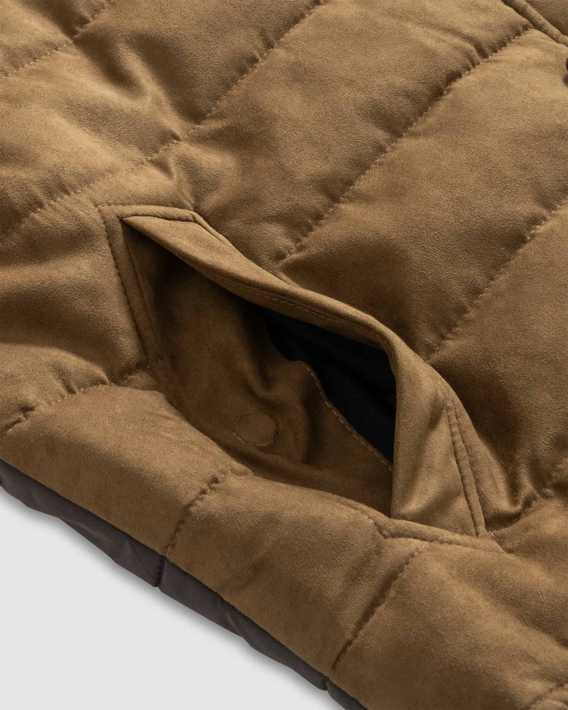 Pickens Quilted Faux Suede Vest sold by Johnnie-O product image thumbnail 3