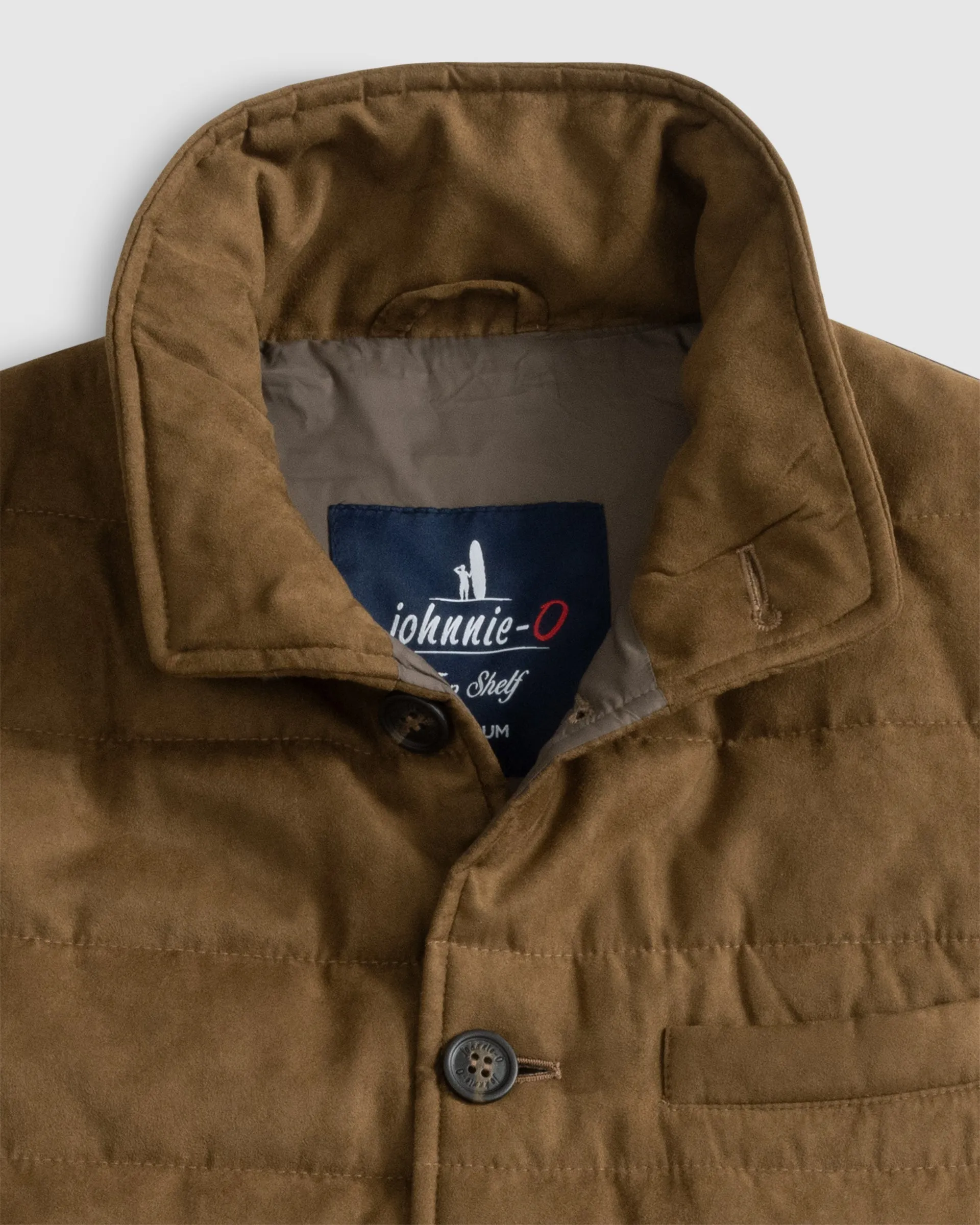 Pickens Quilted Faux Suede Vest sold by Johnnie-O product image thumbnail 4