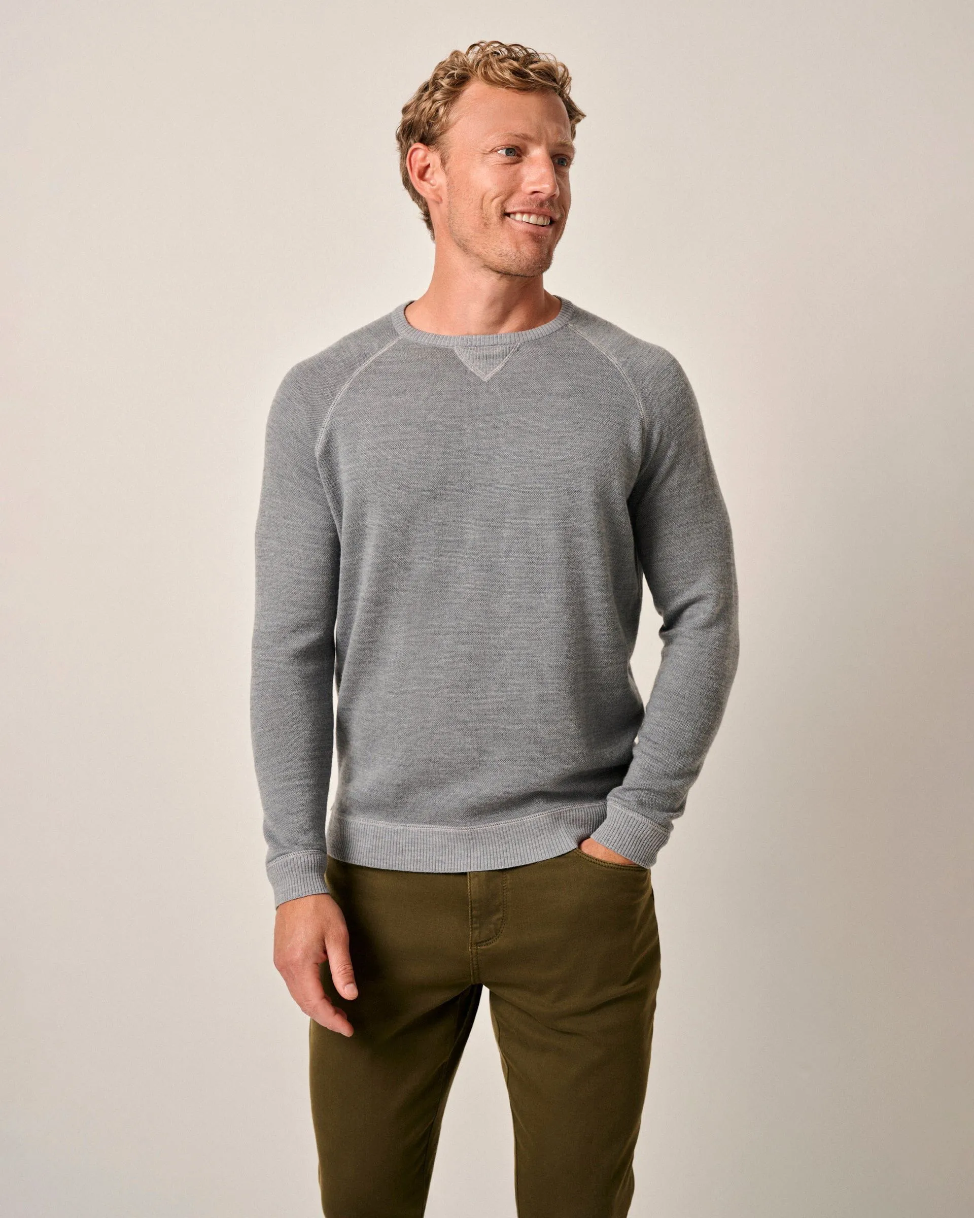 Boggs Merino Wool Crewneck Sweater sold by Johnnie-O