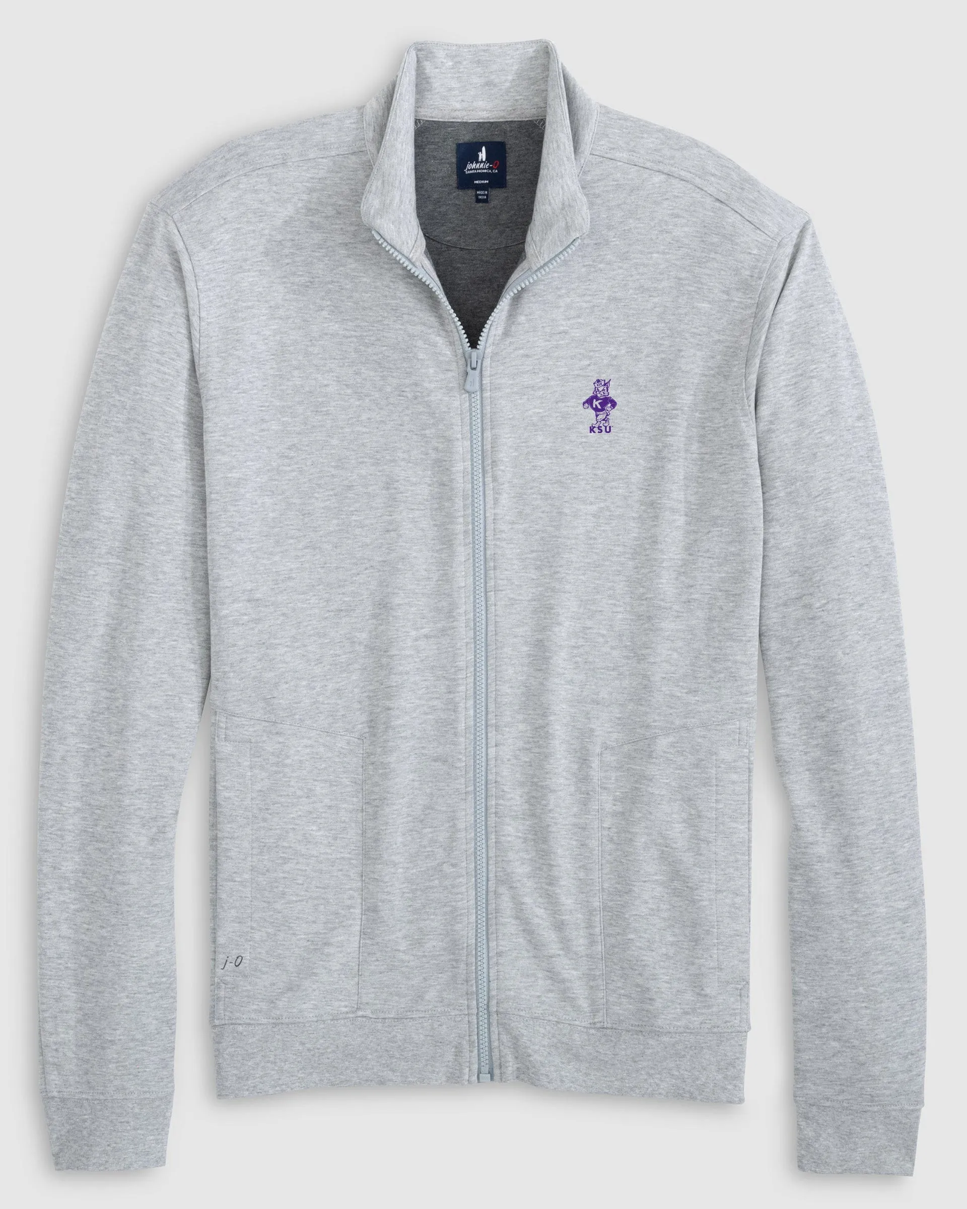 Kansas State University Holton Knit Track Jacket - Vintage Logo sold by Johnnie-O