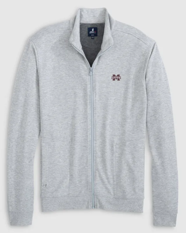 Mississippi State University Holton Knit Track Jacket sold by Johnnie-O