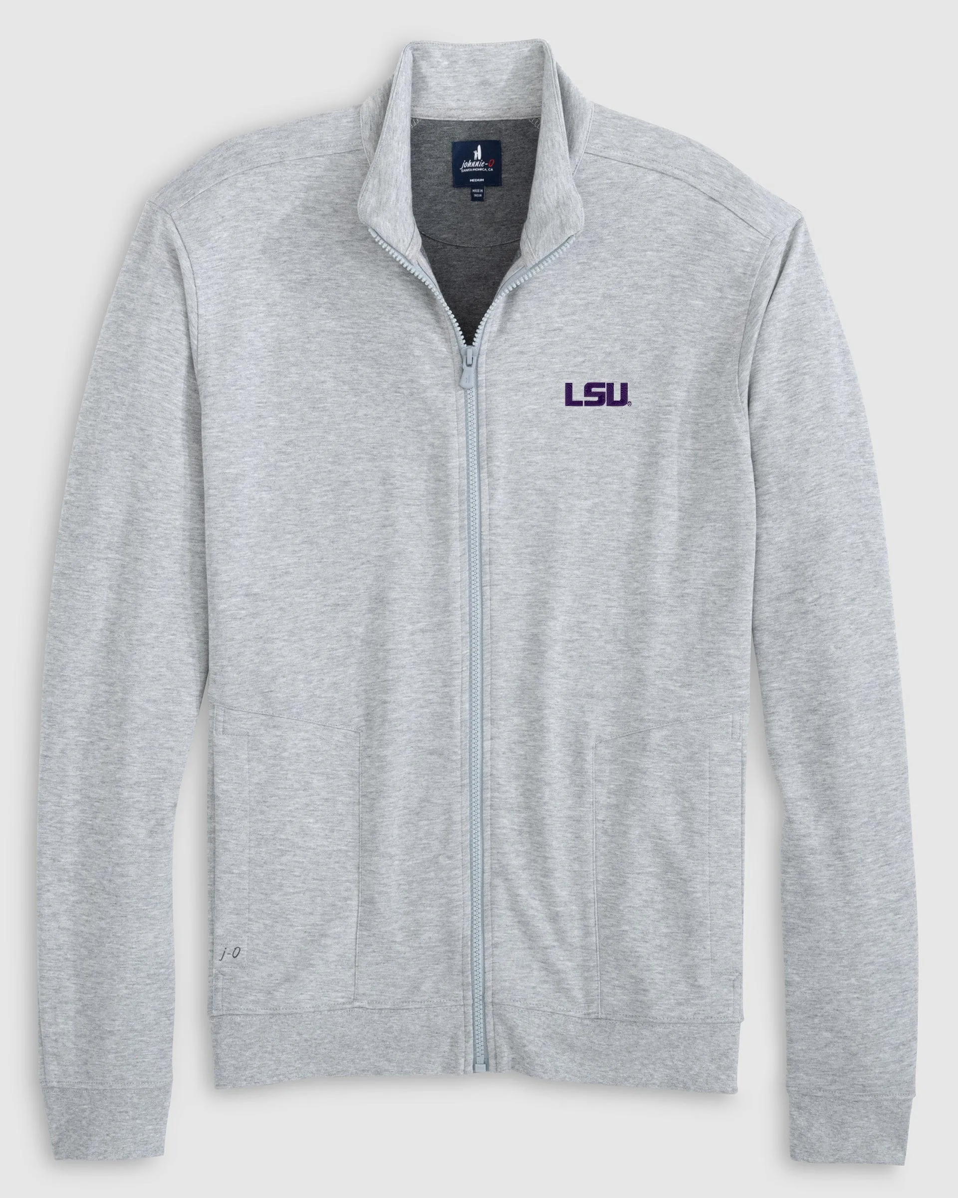 Louisiana State University Holton Knit Track Jacket sold by Johnnie-O