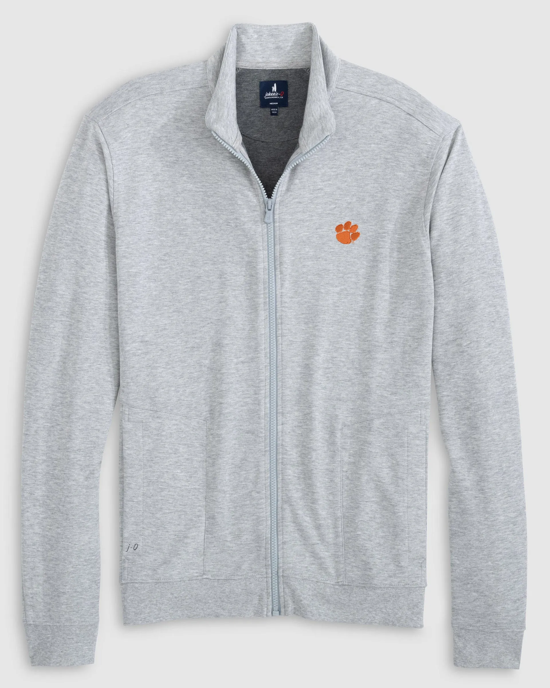 Clemson University Holton Knit Track Jacket sold by Johnnie-O