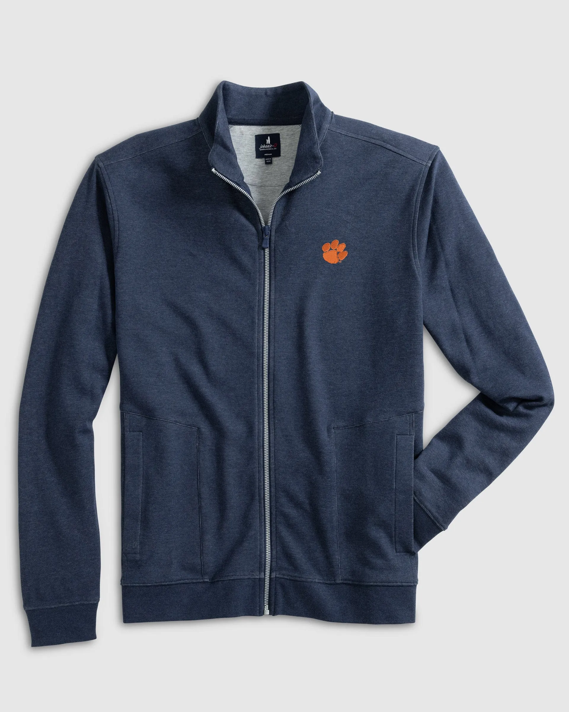 Clemson University Holton Knit Track Jacket sold by Johnnie-O product image thumbnail 2