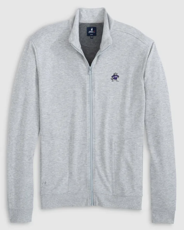 Texas Christian University Holton Knit Track Jacket - Vault Logo sold by Johnnie-O
