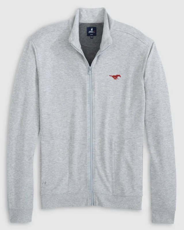 Southern Methodist University Holton Knit Track Jacket sold by Johnnie-O