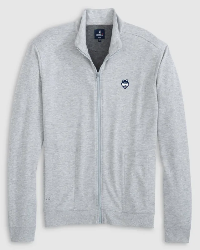 University of Connecticut Holton Knit Track Jacket sold by Johnnie-O