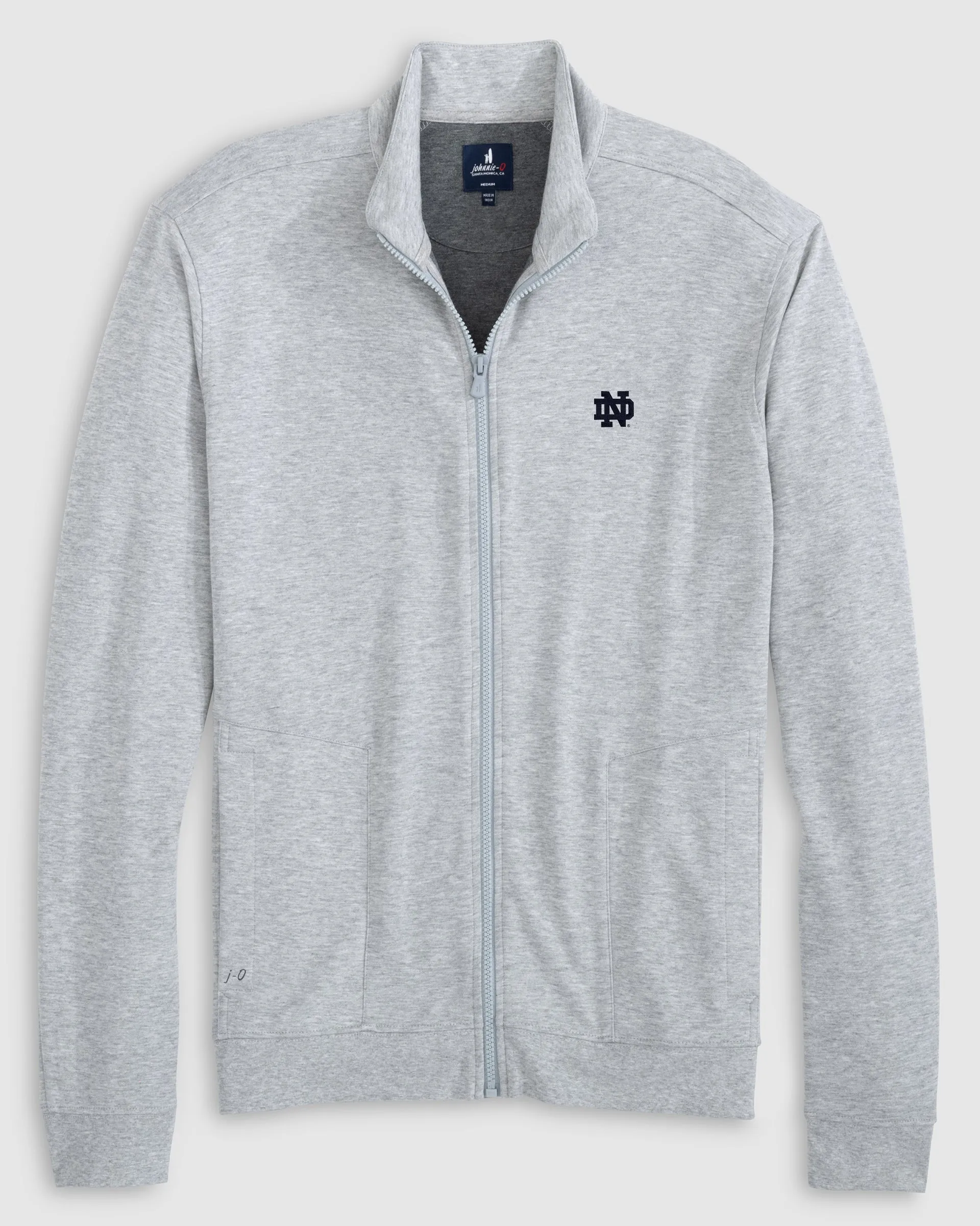 University of Notre Dame Holton Knit Track Jacket sold by Johnnie-O