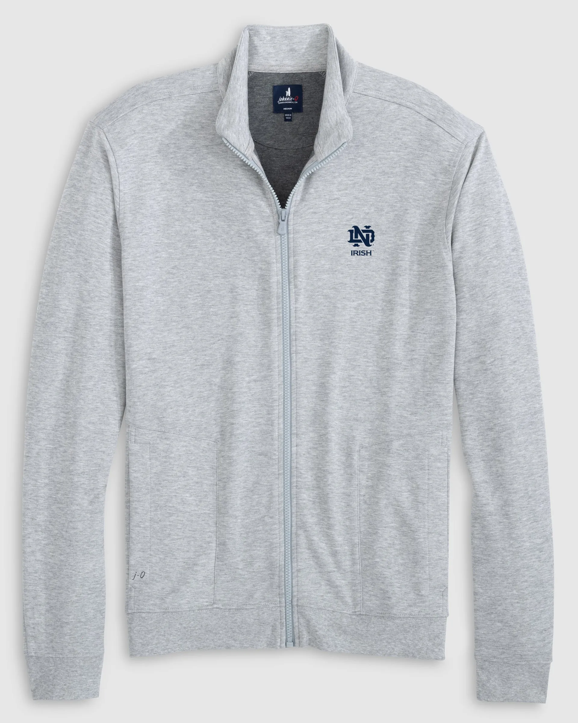 University of Notre Dame Holton Knit Track Jacket - Vintage Logo sold by Johnnie-O