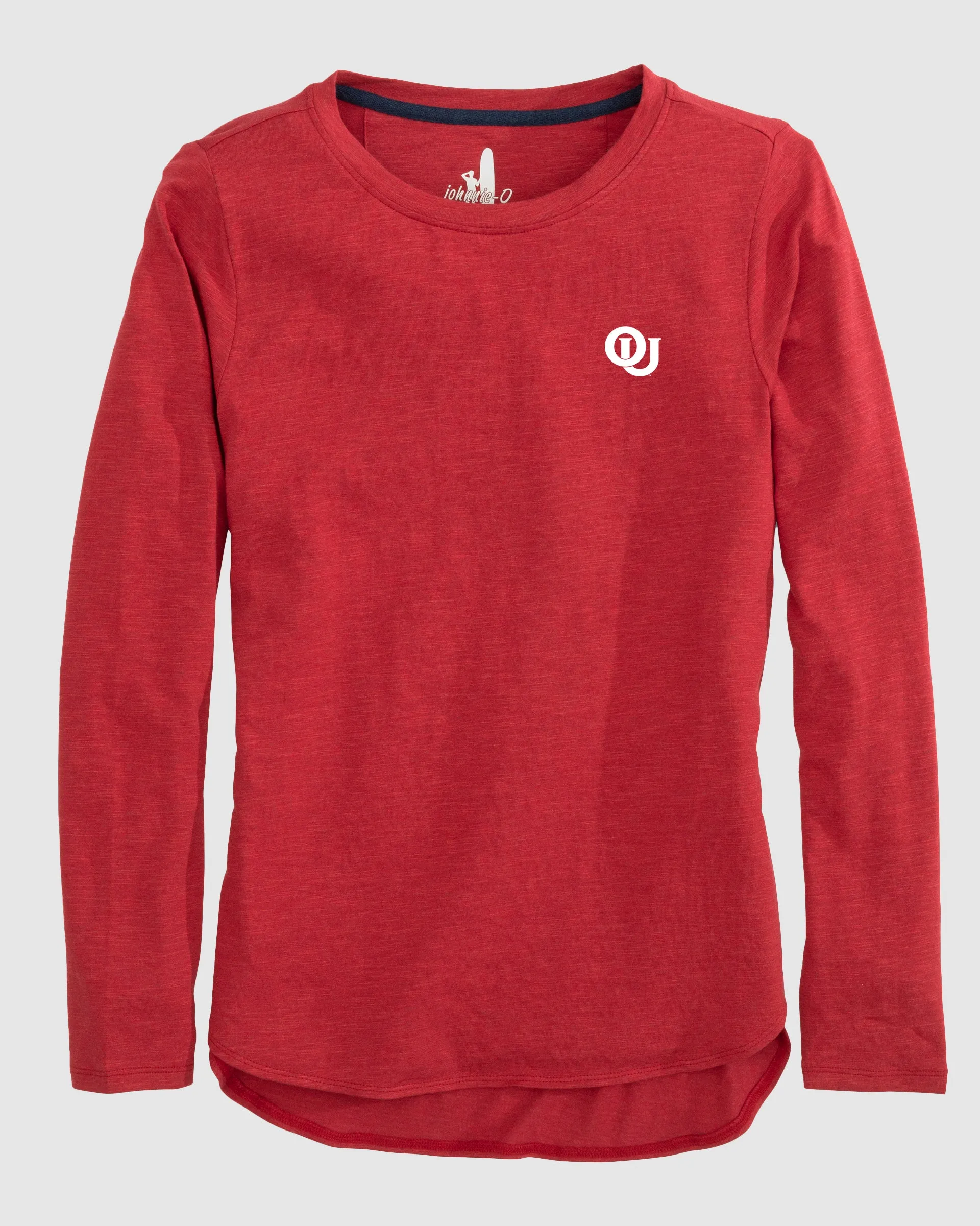 Women's Oklahoma Addison Long Sleeve T-Shirt - Vault Logo sold by Johnnie-O