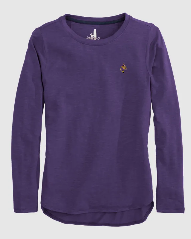 Women's East Carolina Addison Long Sleeve T-Shirt - Vault Logo sold by Johnnie-O