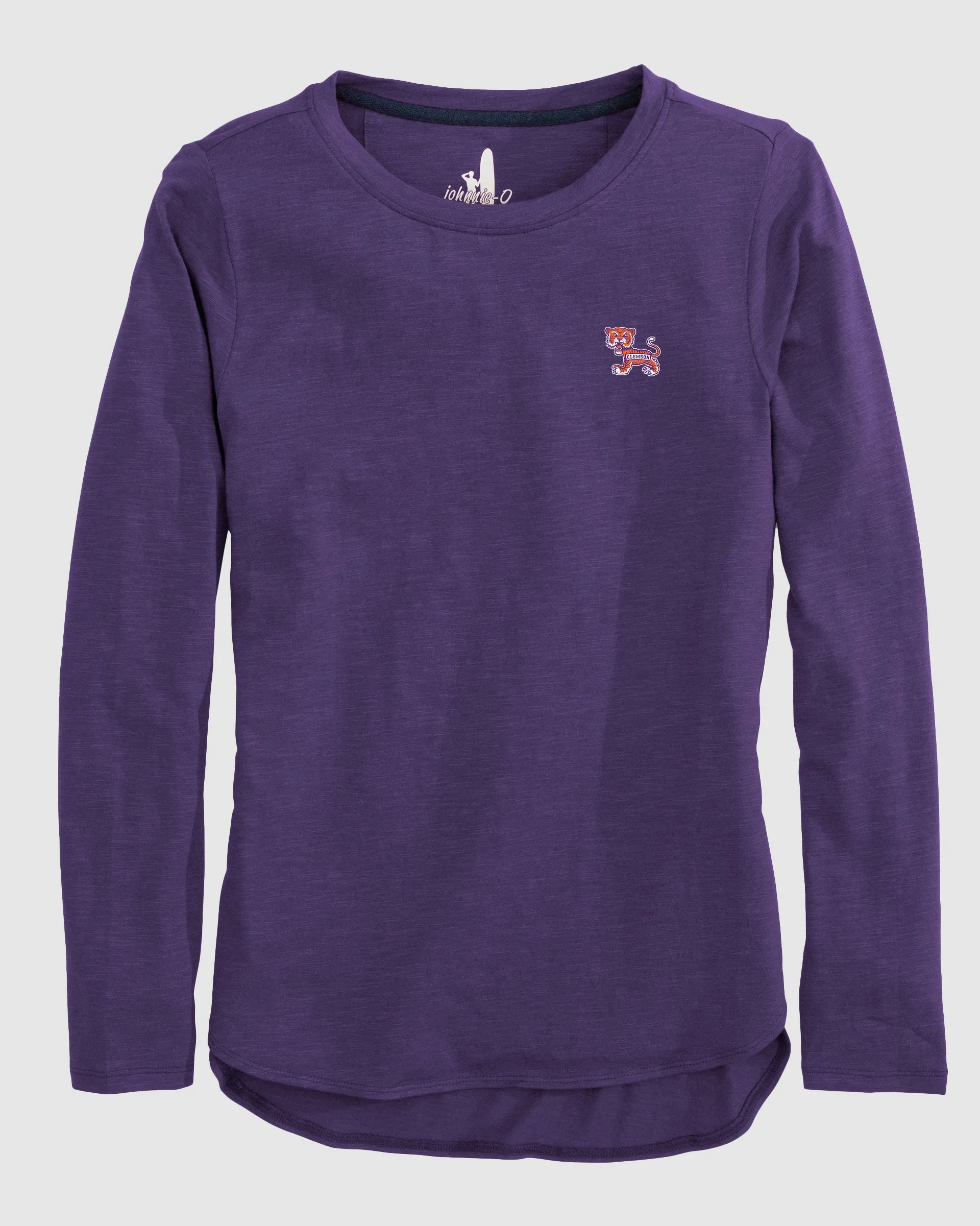 Women's Clemson Addison Long Sleeve T-Shirt sold by Johnnie-O